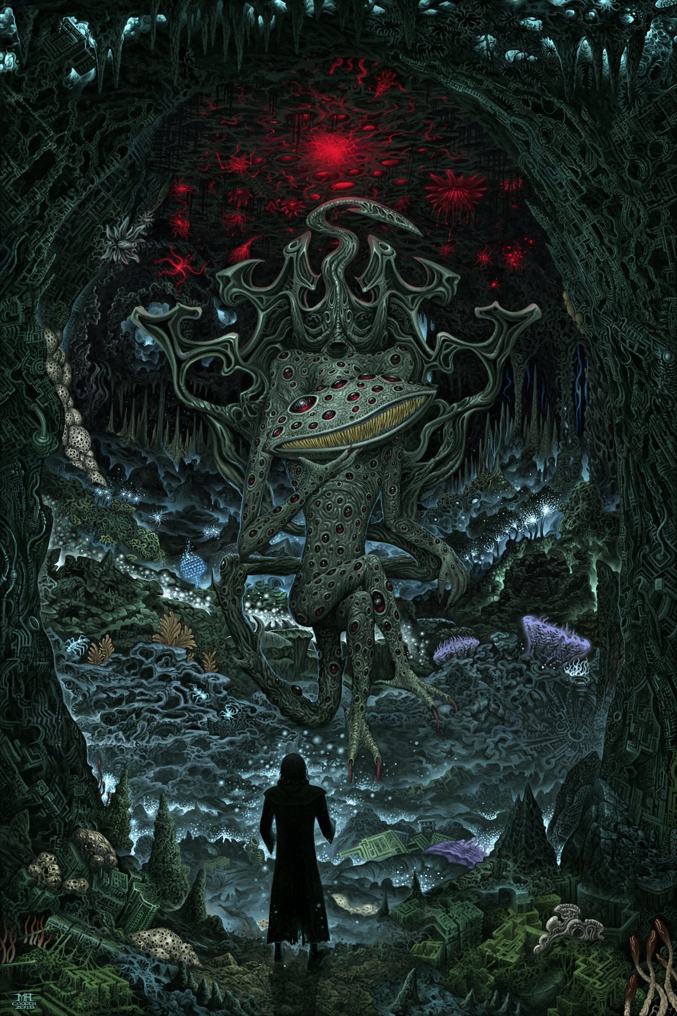The Definitive Host - Cosmic horror artwork